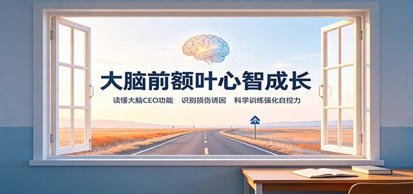 大脑前额叶心智成长：读懂大脑CEO功能，识别损伤诱因，科学训练强化自控力-项目创薪