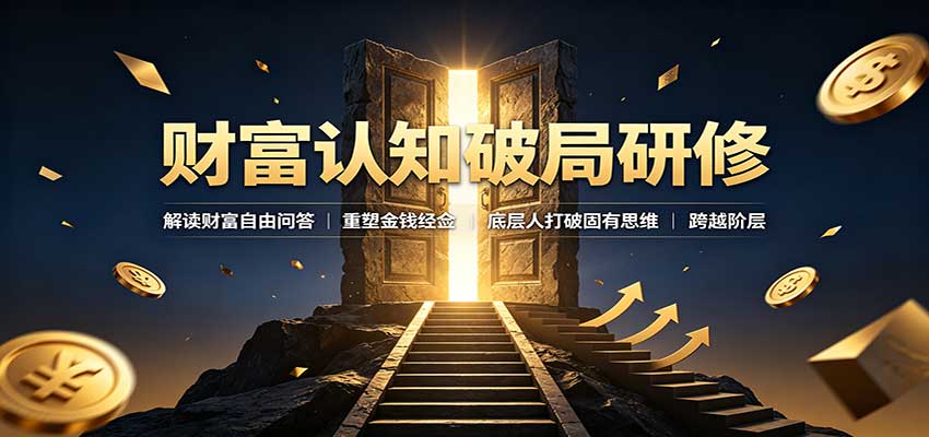 财富认知破局研修：解读”孙割”，重塑金钱观念，底层人打破固有思维跨越阶层-项目创薪