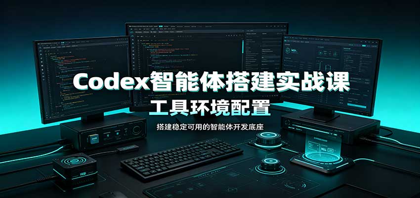 Codex智能体搭建实战课：工具环境配置，自定义技能开发，多业务自动化教学-项目创薪