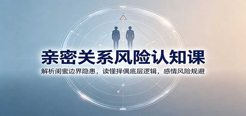 亲密关系风险认知课：解析闺蜜边界隐患，读懂择偶底层逻辑，感情风险规避-项目创薪