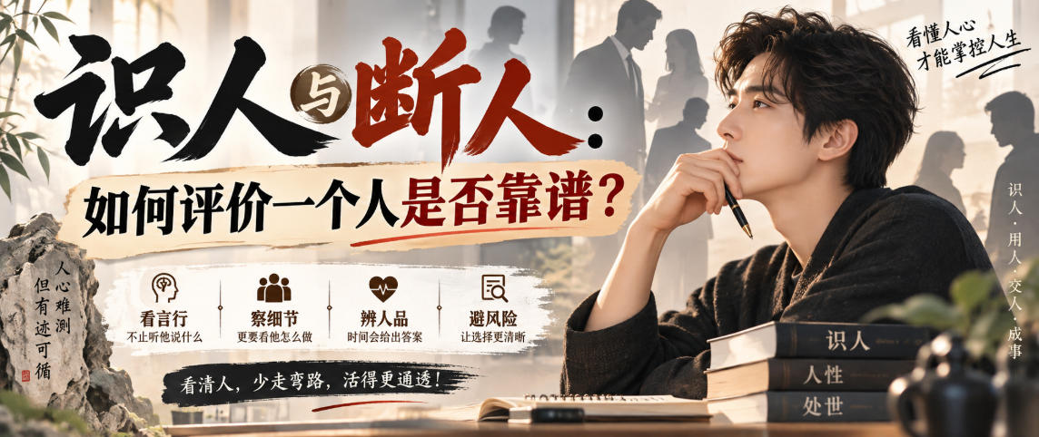 付费文章：识人与断人：如何评价一个人是否靠谱？-项目创薪