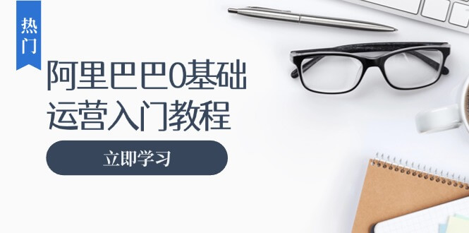 阿里巴巴运营零基础入门教程：涵盖开店、运营、推广，快速成为电商高手-项目创薪